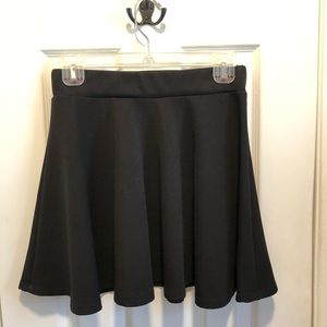 Simple black skirt